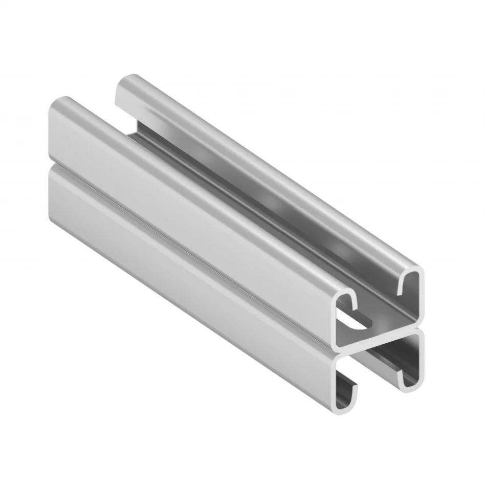 С-образный профиль МП-2 41х82-41,3-82,6-S2,5-800 нержавеющий фото